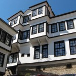 Renovated traditional architectur Ohrid Macedonia